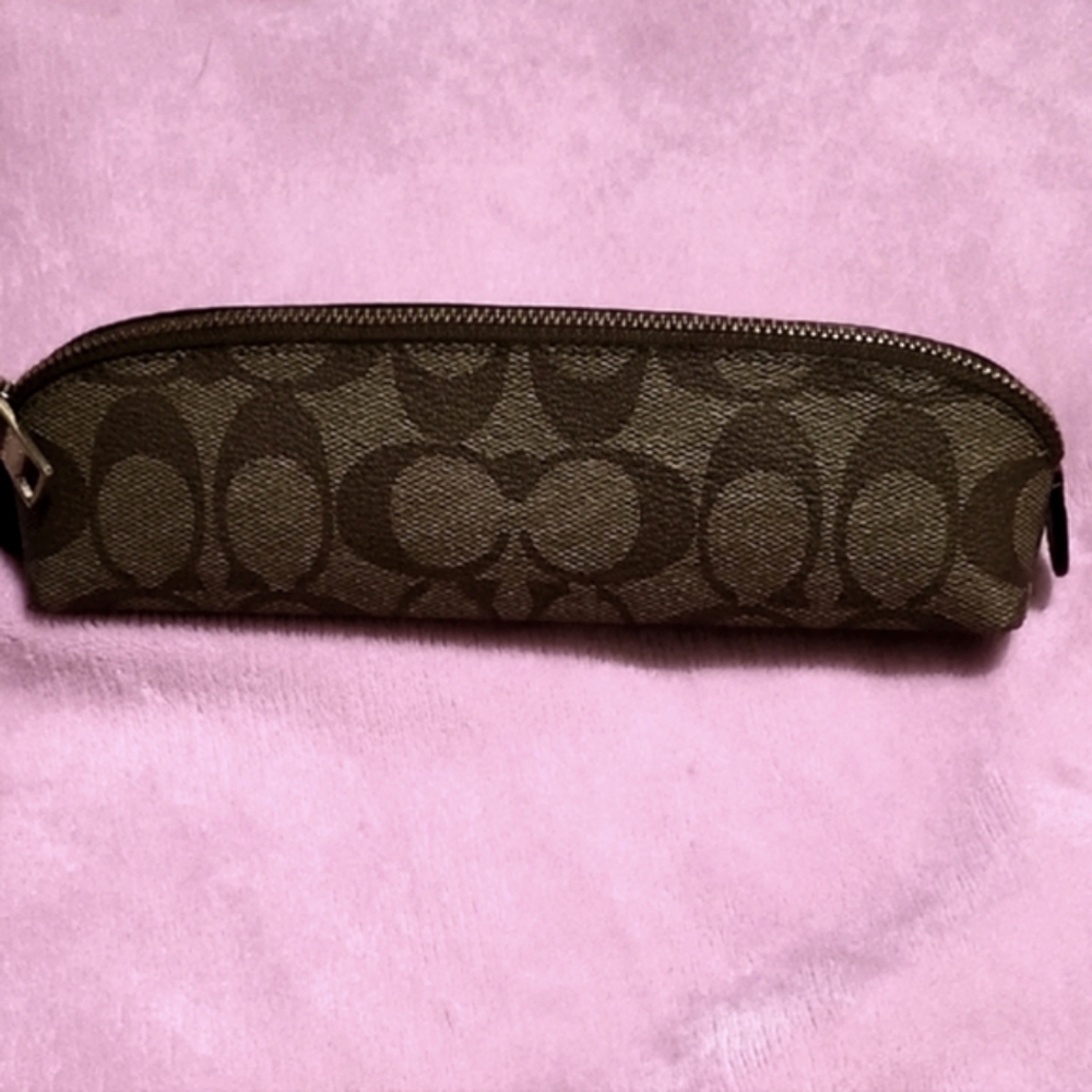 COACH Pencil Brown Pouch